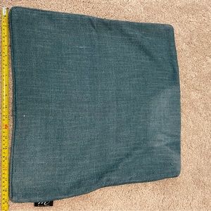 Milli home turquoise accent pillow cover 18x18